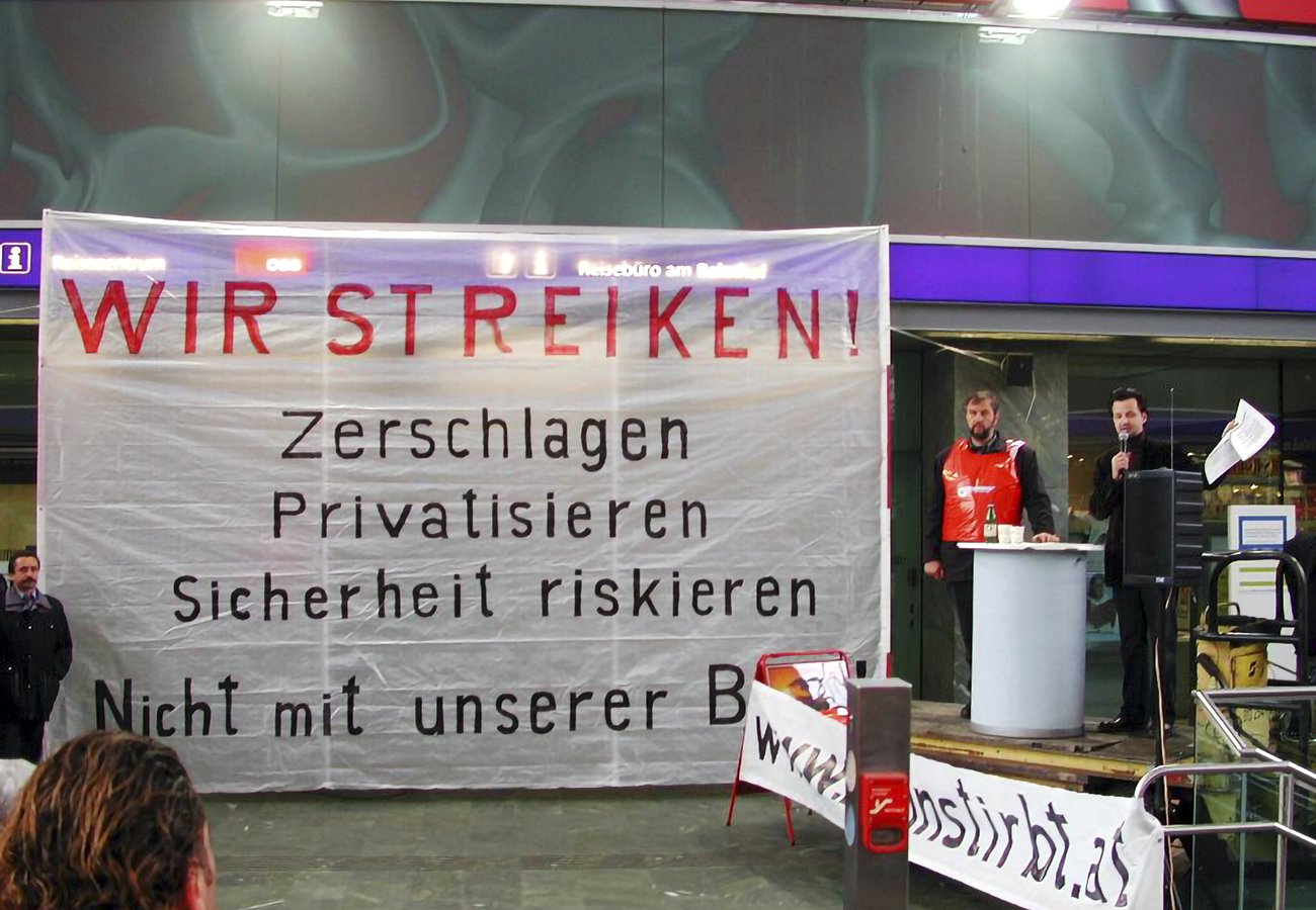 Der 66-Stunden- Streik ist der bisher längste Streik der Eisenbahner: innen in der 2. Republik.