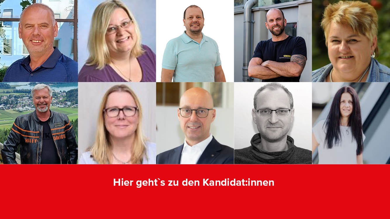 Kandidatinnen und Kandidaten für den Betriebsräte-Award