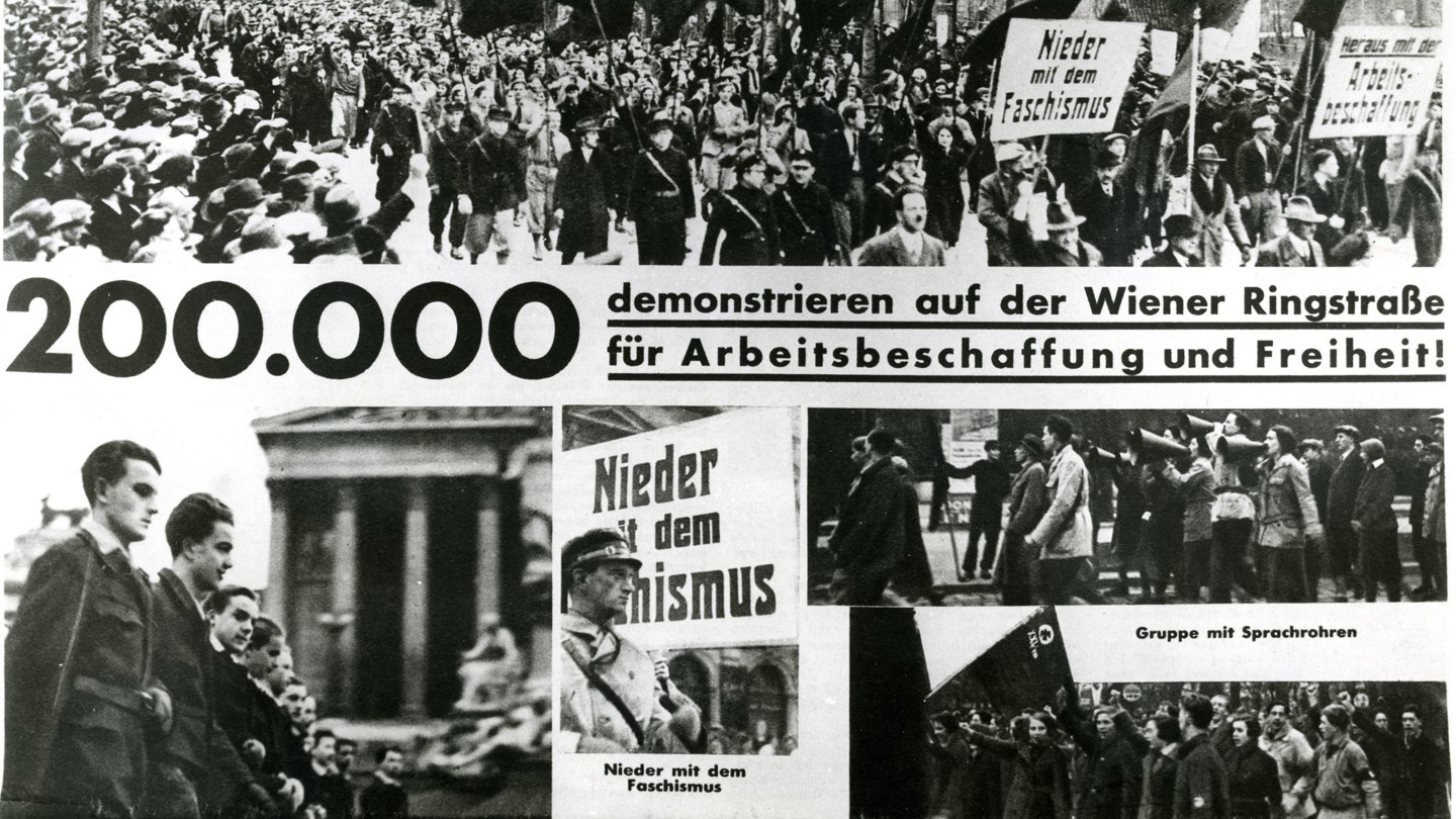 Im März 1933 demonstrierten 200.000 Menschen gegen Faschismus und für Arbeitsbeschaffung