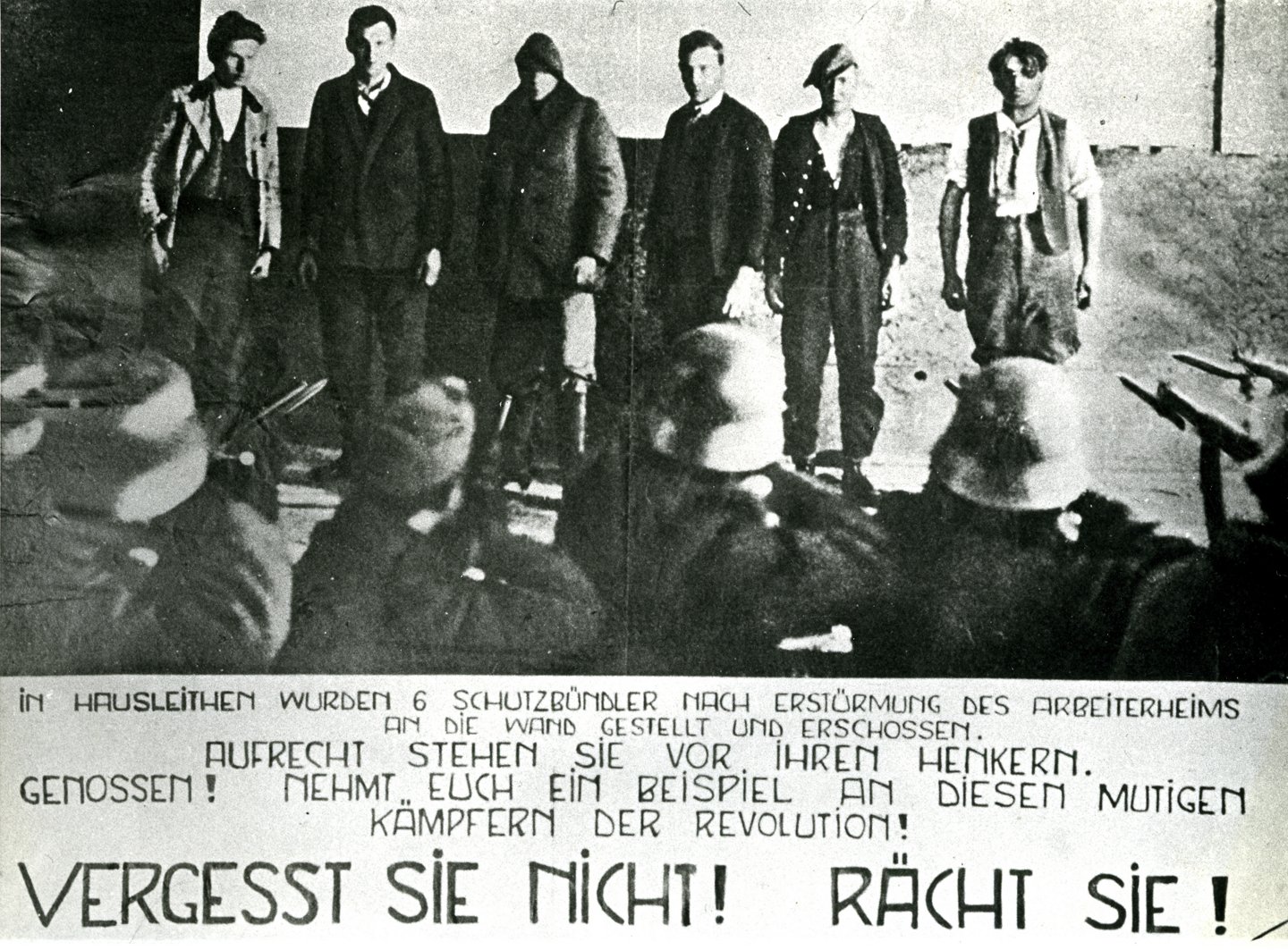 Erschießung von Schutzbündlern nach den Februarkämpfen im Jahr 1934