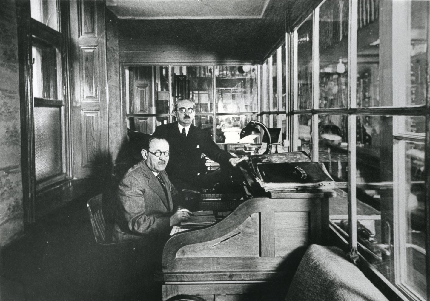 Chefbüro bei Meindl und Schönbach, 1939