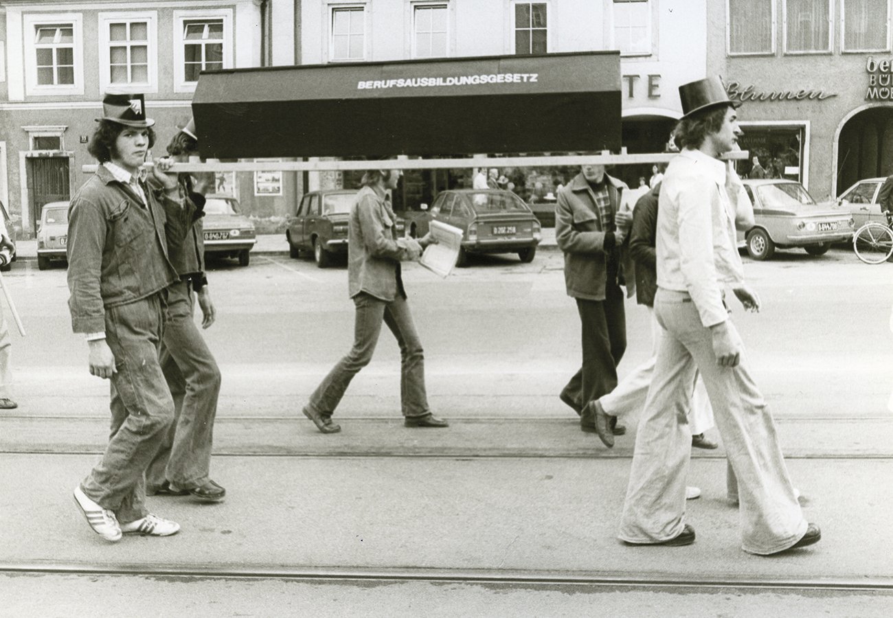 1975 Mai Demo Verbesserung Berufsausbildungsgesetz