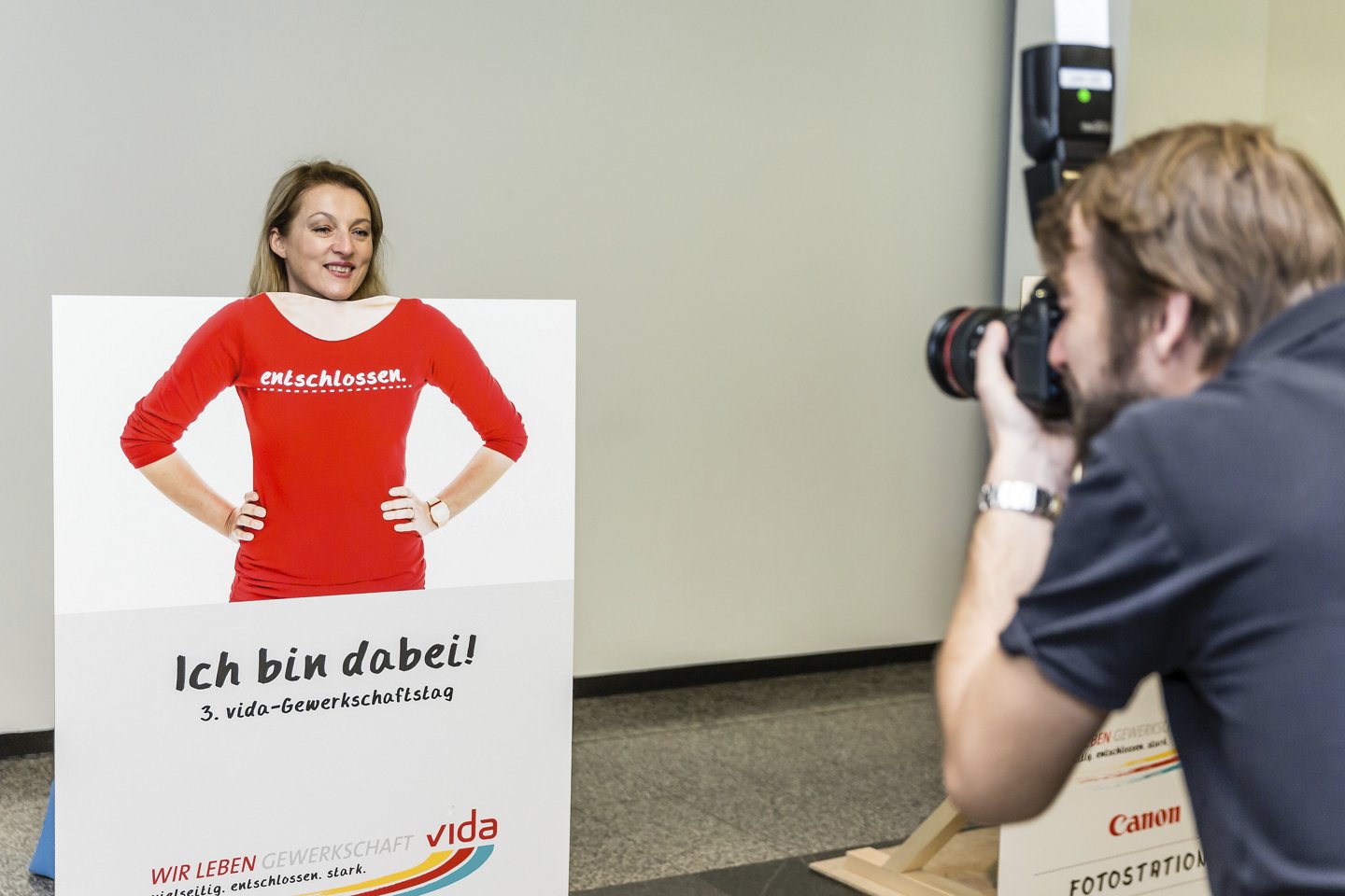 Evelyn Regner zu Gast beim 3. vida-Gewerkschaftstag.