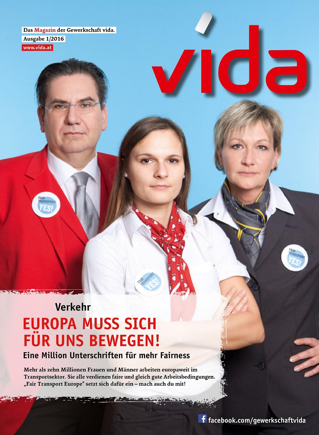 vida-Magazincover "Fair Transport Europe"