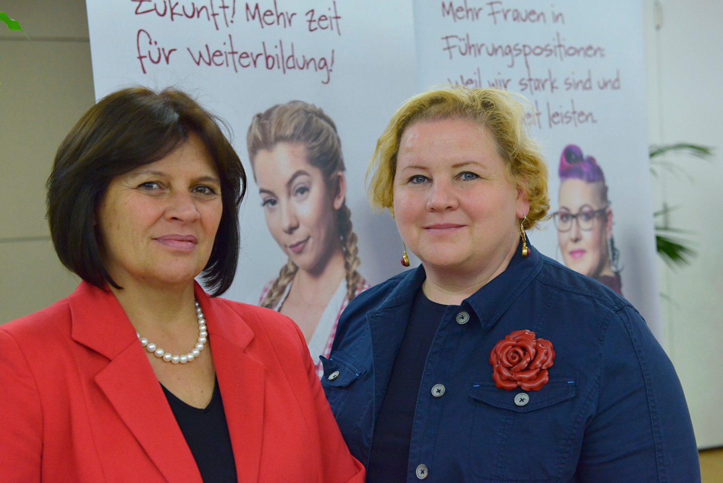 Frauenpower 2018: vl. AK-Präsidentin Renate Anderl, ÖGB-Bundesfrauenvorsitzende und ÖGB-Vizepräsidentin Korinna Schumann 