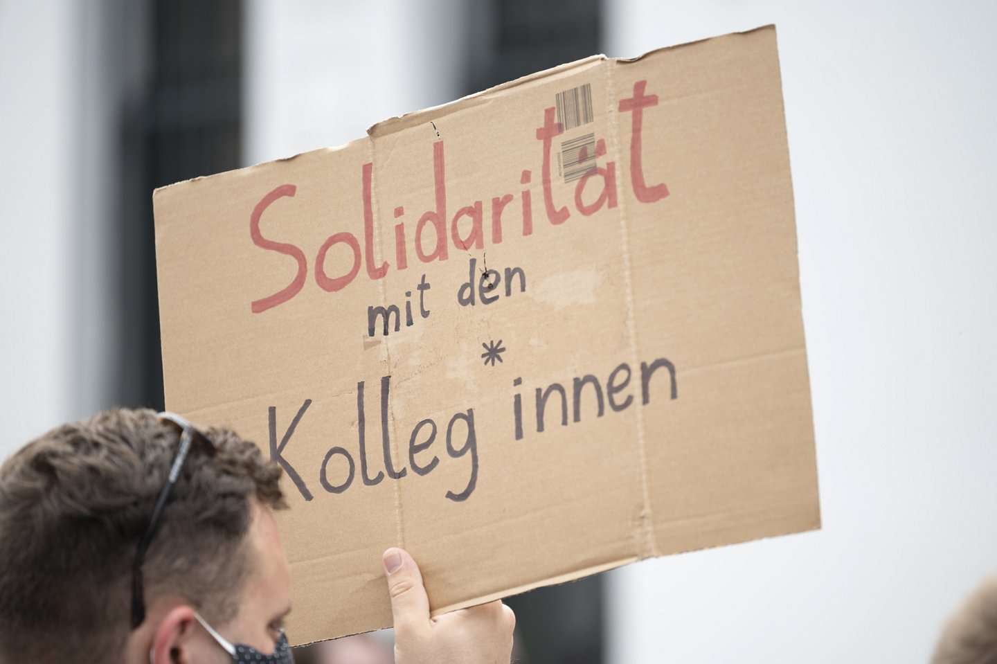 APA-Beschäftigte protestierten gegen den geplanten Stellenabbau