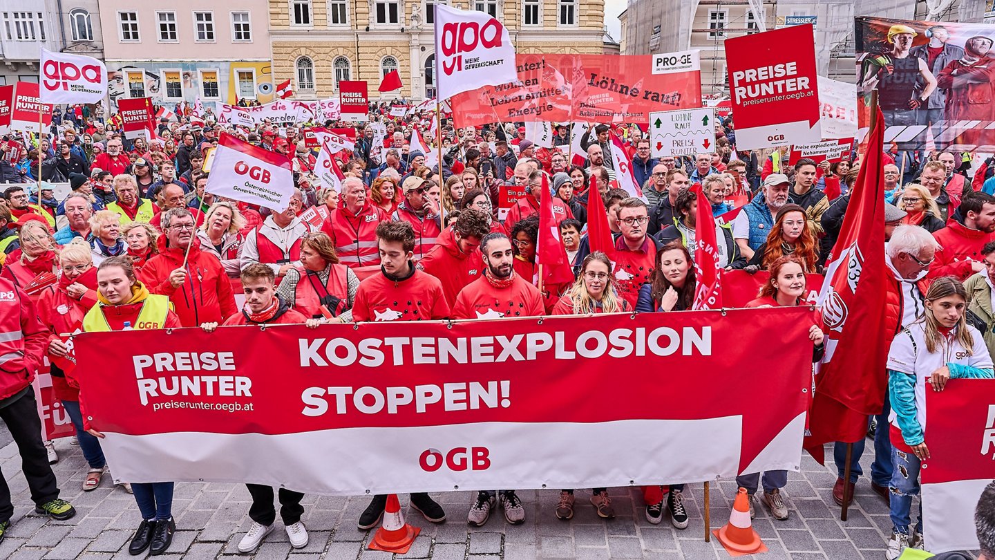 Preise-Runter-Demonstration am 17. September 2022 