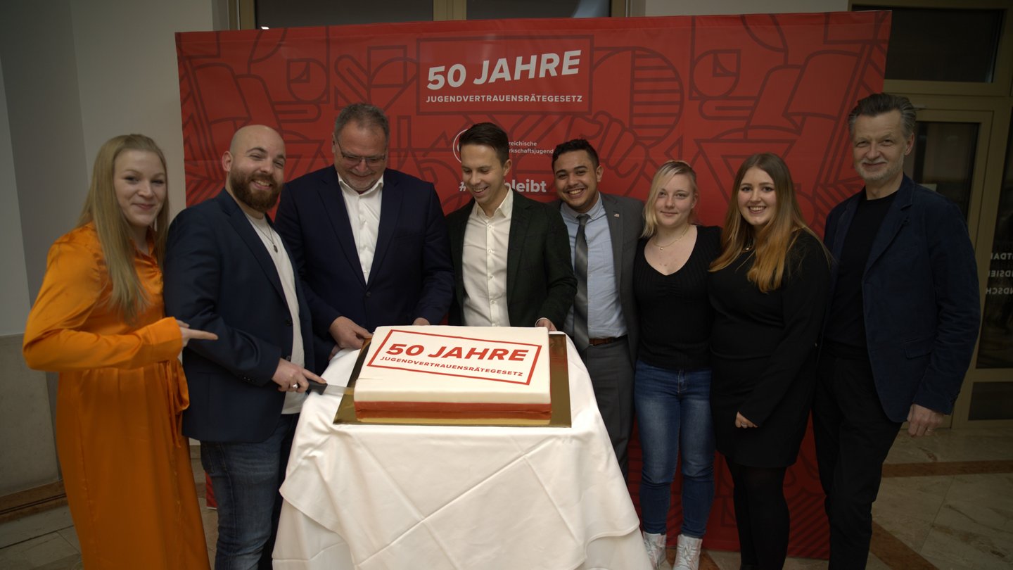 Am 28. Jänner 2023 feierte die ÖGJ und der ÖGB 50 Jahre Jugendvertrauensrätegesetz