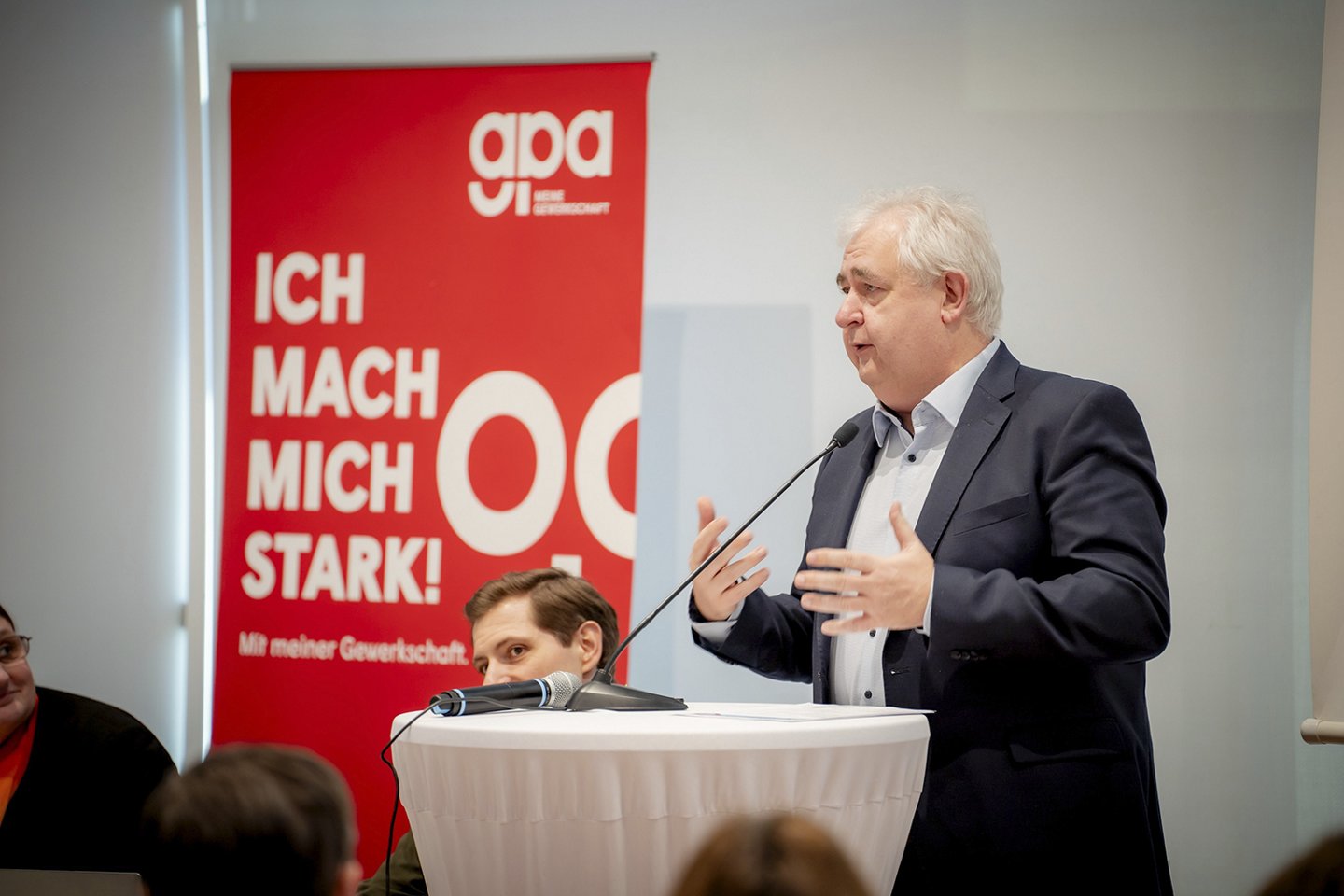 Chefverhandler der Gewerkschaft GPA, Wolfgang Pischinger.