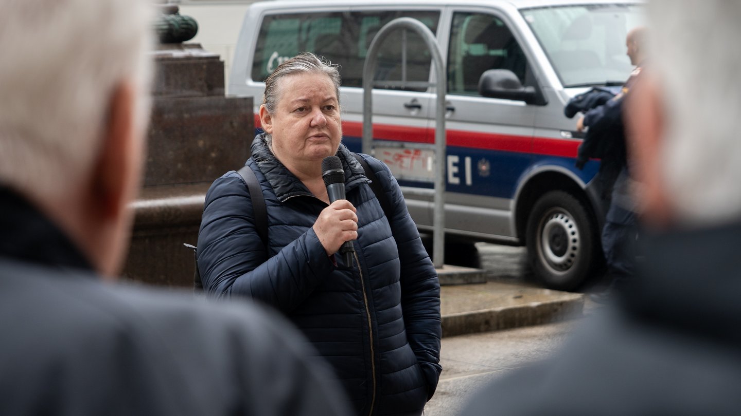 Monika Kemperle, Vorsitzende der PRO-GE Pensionist:innen