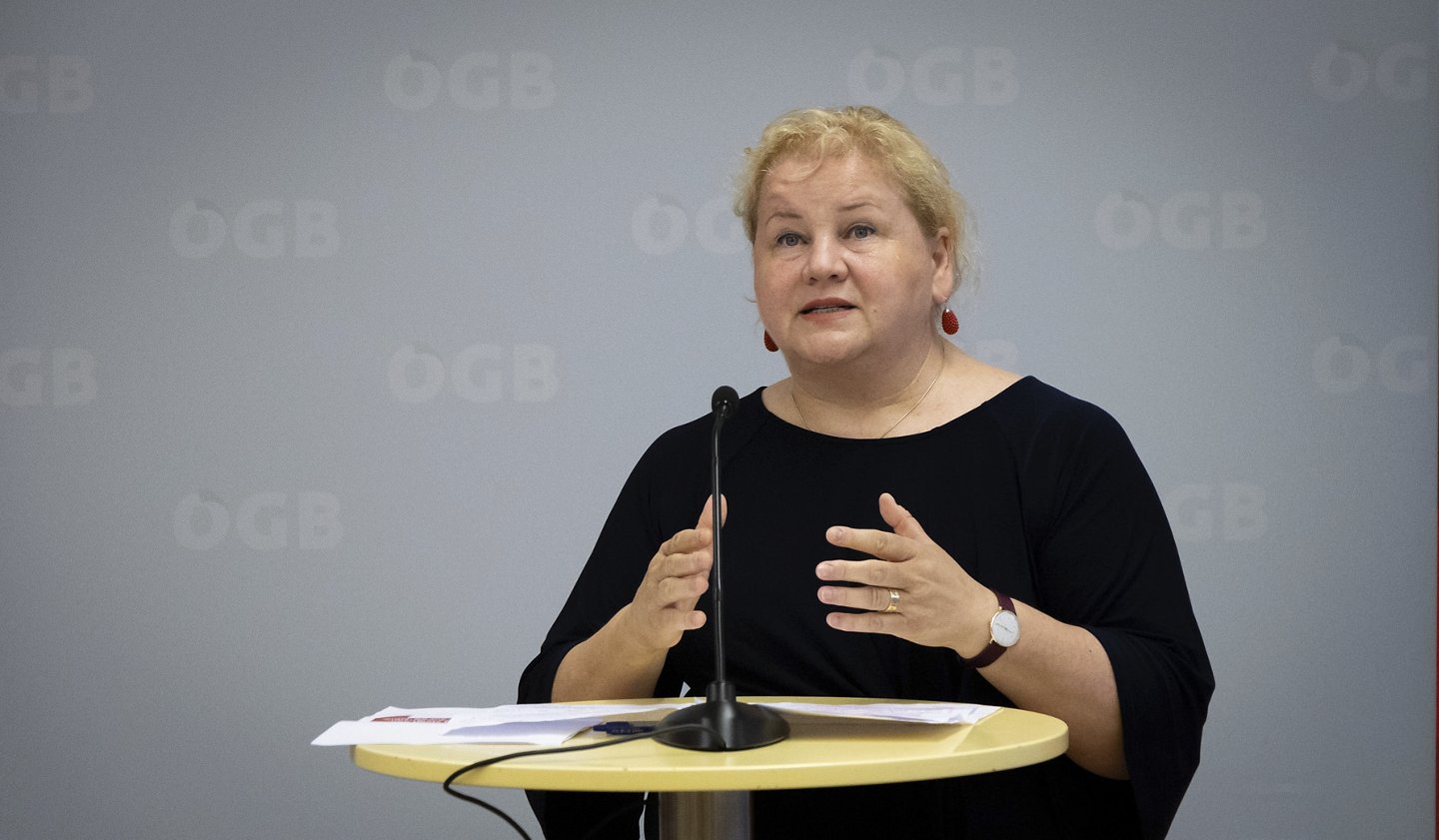 ÖGB-Vizepräsidentin Korinna Schumann