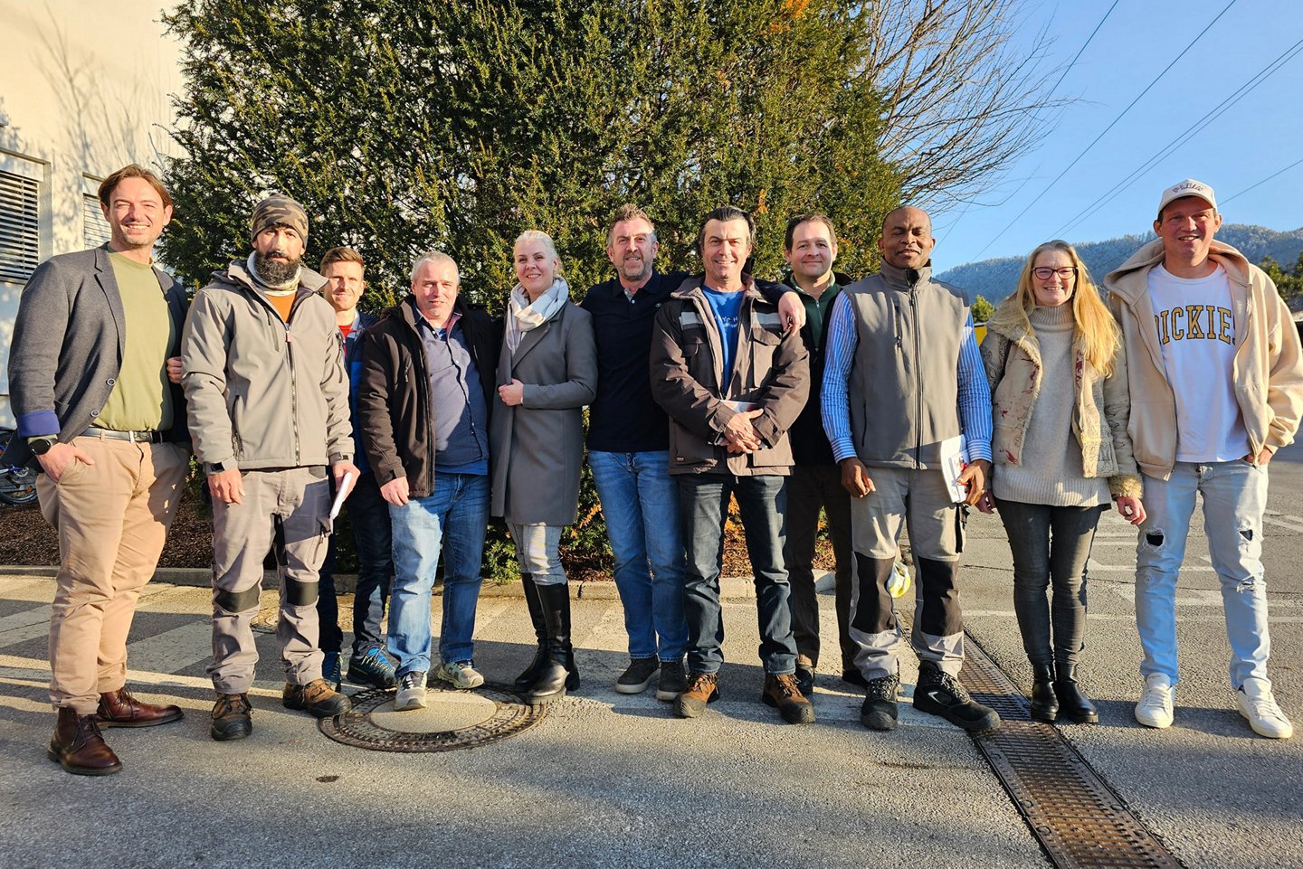 Group of the founded MPreis works council