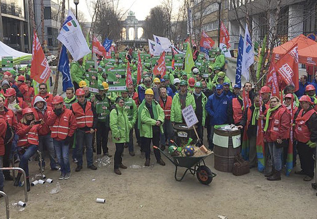 Demo in Brüssel