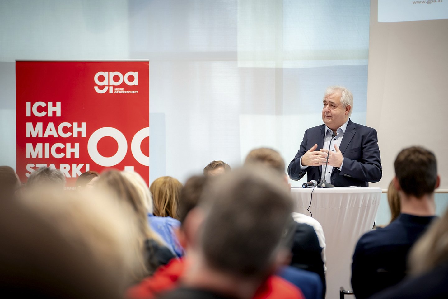 Chefverhandler der Gewerkschaft GPA, Wolfgang Pischinger.