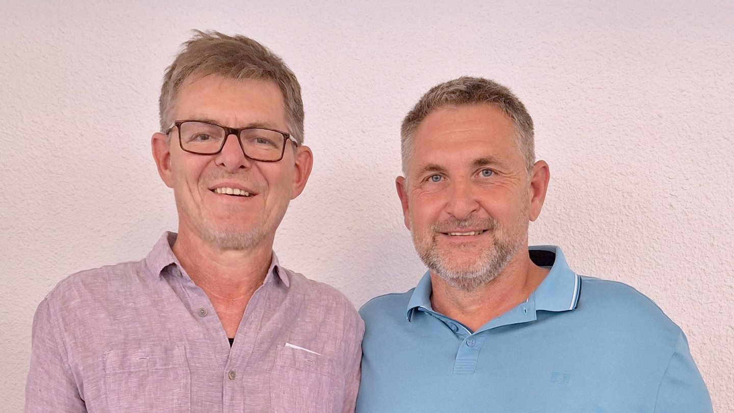 Im Bild links sehen Sie Gerhard Gabauer und rechts Christian Altendorfer