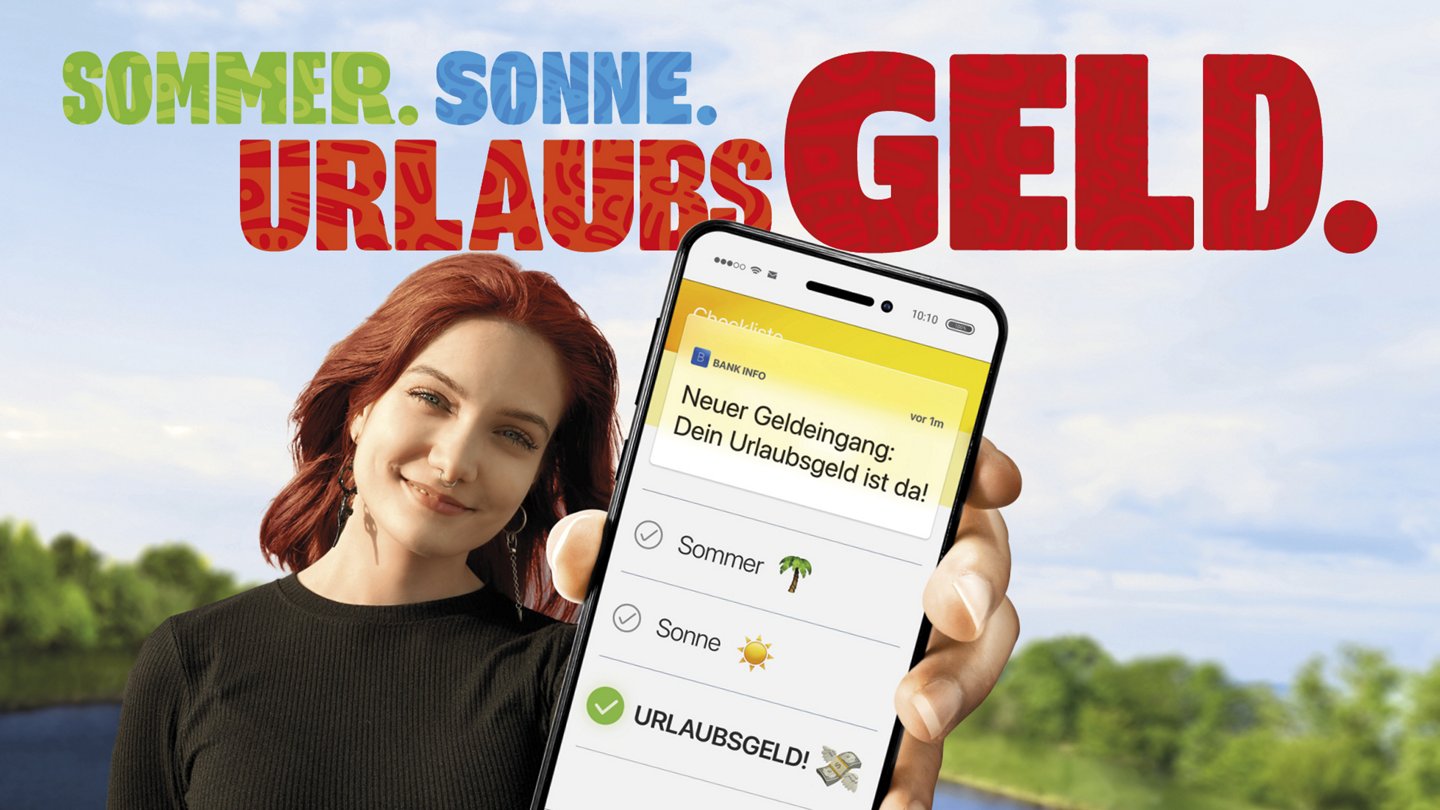 Urlaubsgeld-Kampagne