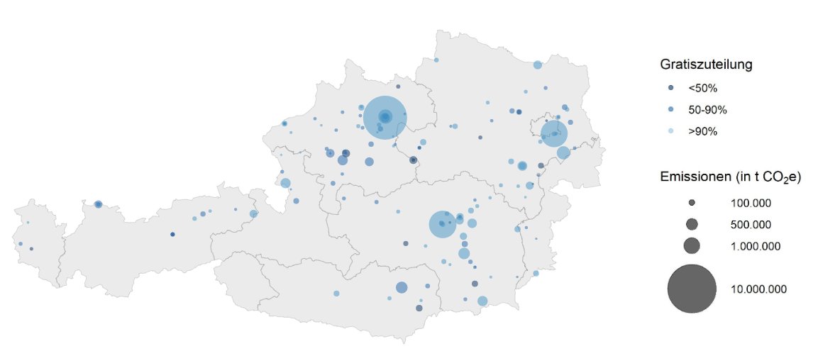 Landkarte der Dekarbonisierung