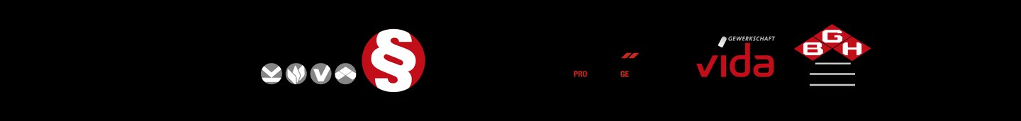 Logos ARBEITSRECHTSTAGUNG, Johannes Kepler Universität, PRO-GE, vida und GBH