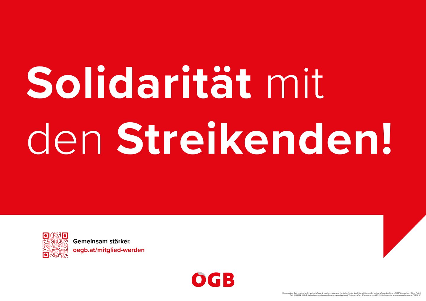 Solidarität mit den Streikenden!