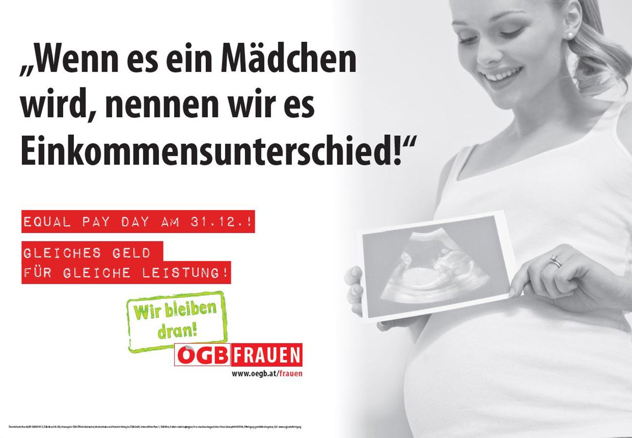 Plakat der ÖGB-Frauen