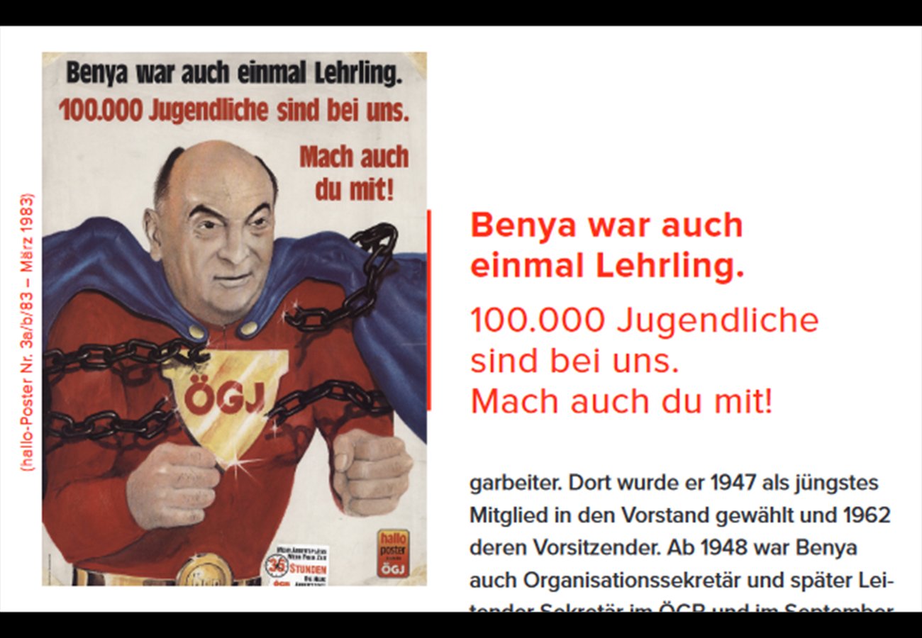 Plakat der Gewerkschaftsjugend