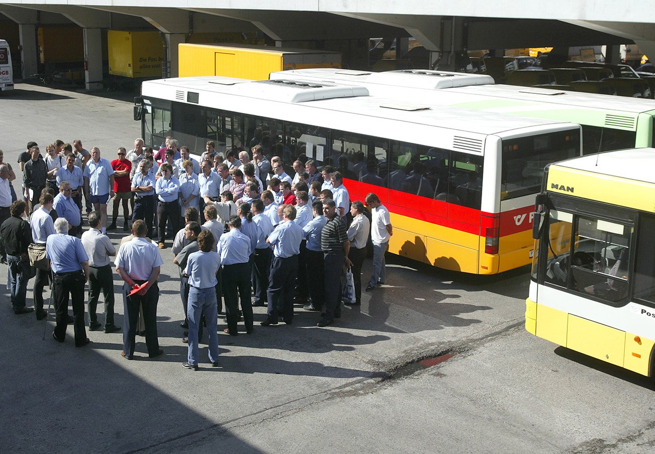 Postbus-Streik im Juni 2022