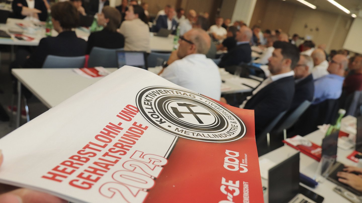 Vorbesprechung zum Wirtschaftsgespräch bei den KV-Verhandlungen Metallindustrie 2025