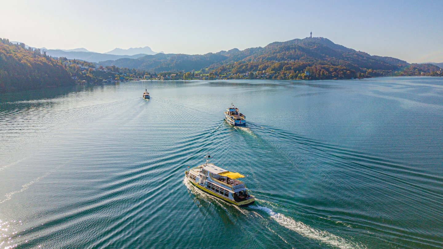 Schiffe am Wörthersee