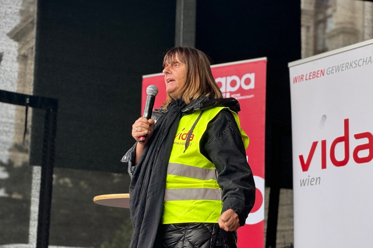 Michaela Guglberger auf der Bühne