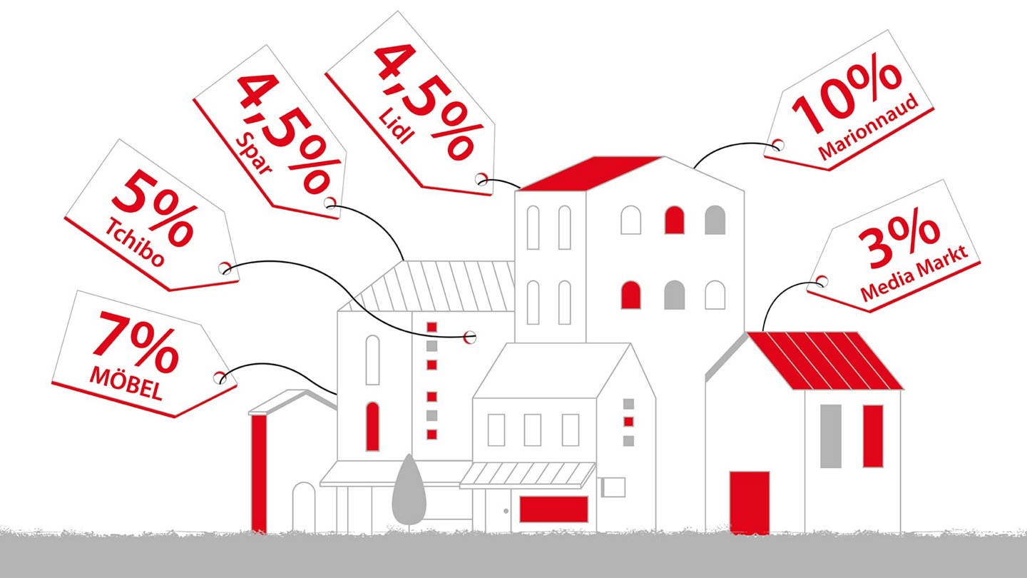 vida coupon shop illustration