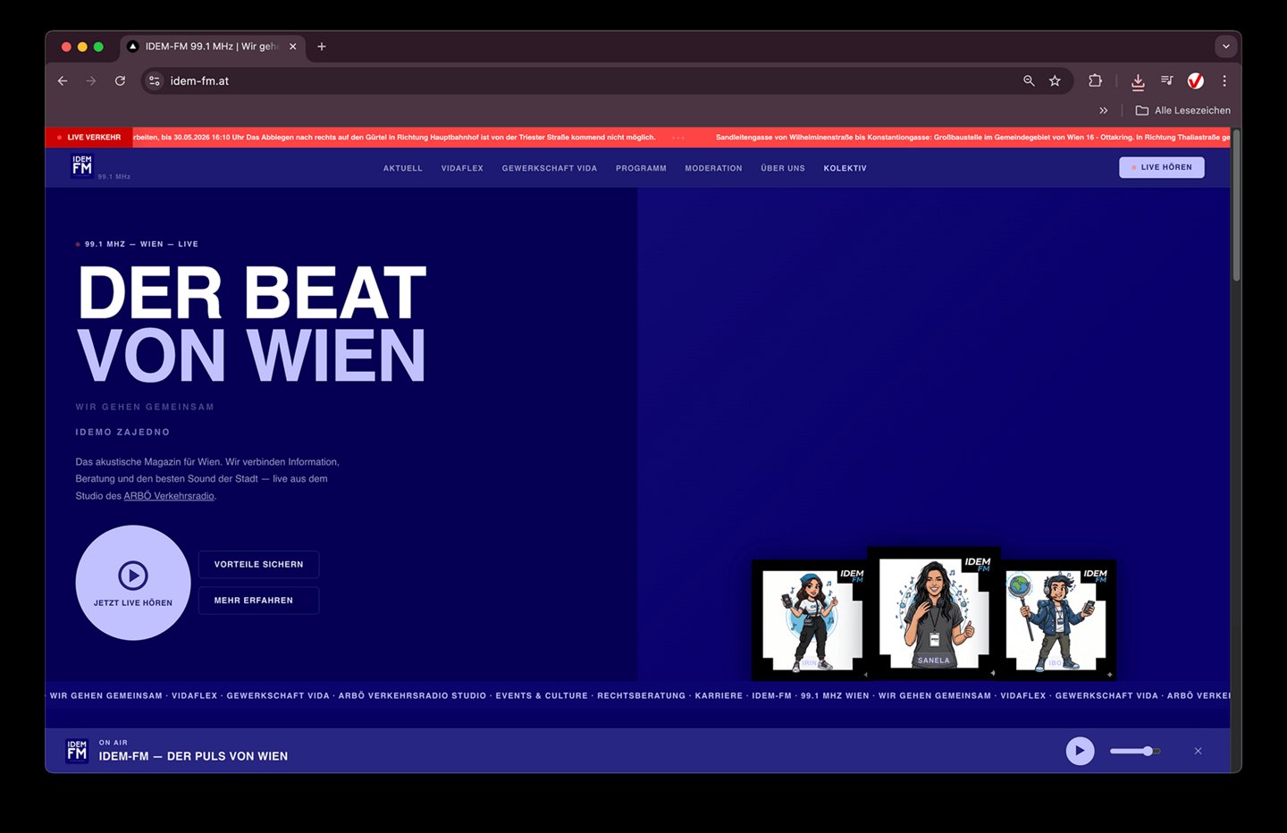 IDEM FM Screenshot