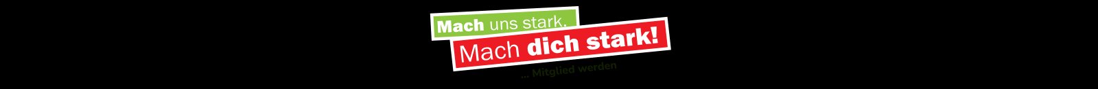 Mach uns stark, mach dich stark! Werde Mitglied!