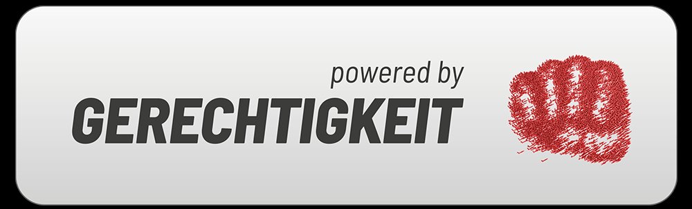 Grafik Powered by Gerechtigkeit