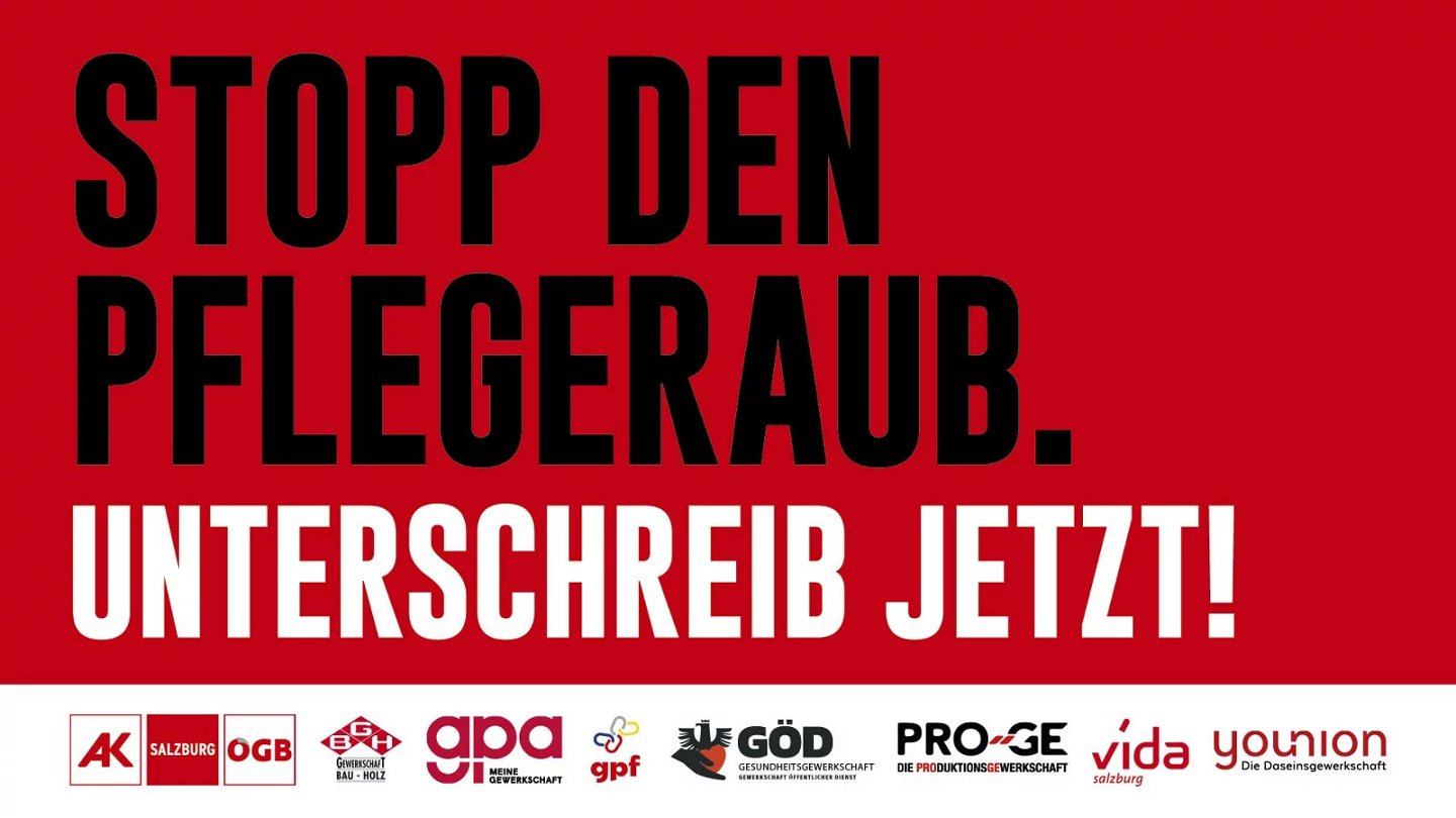 Stopp den Pflegeraub