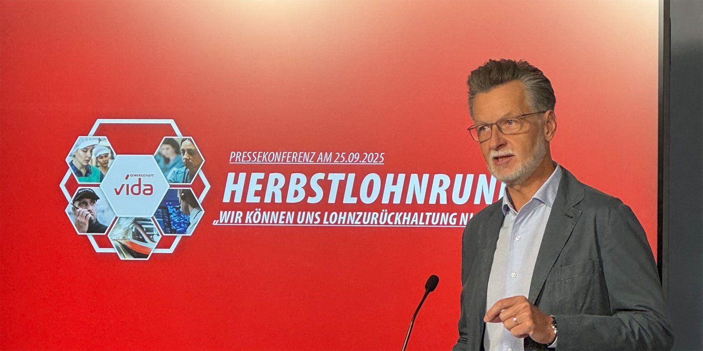 vida Pressekonferenz Herbstlohnrunden 2025