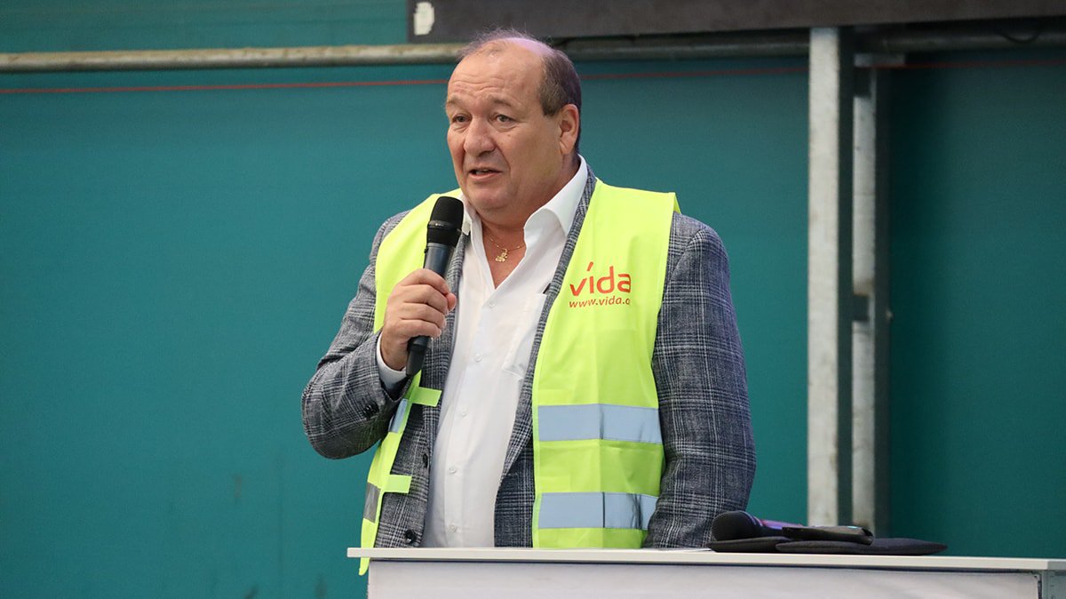 Gerhard Tauchner at the lectern