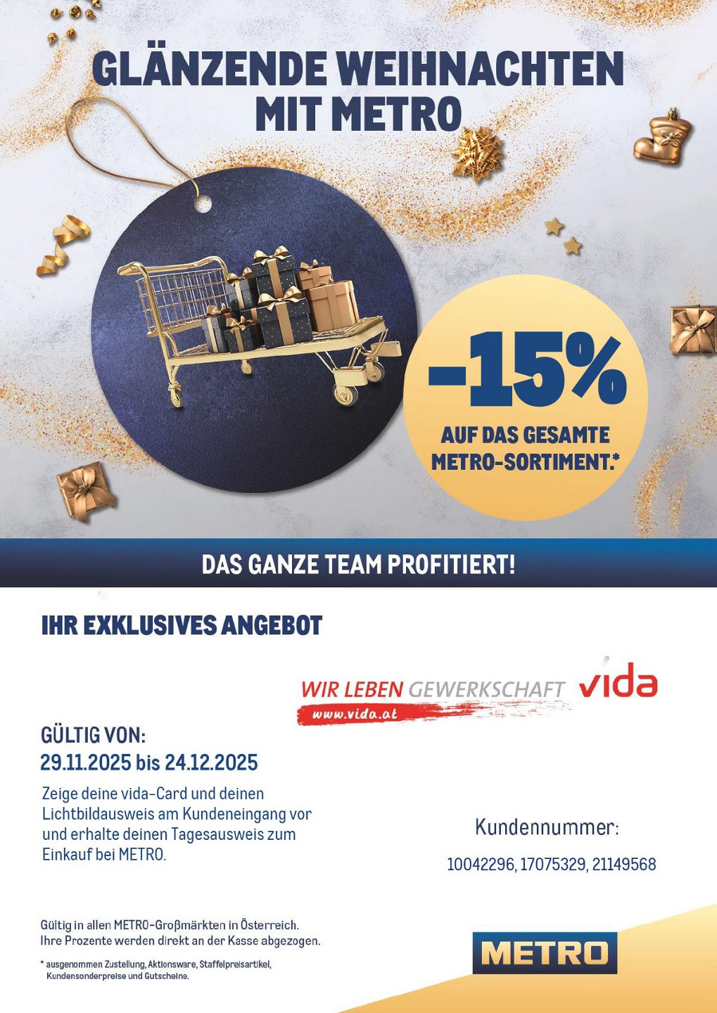 vida Metro Aktion 2025