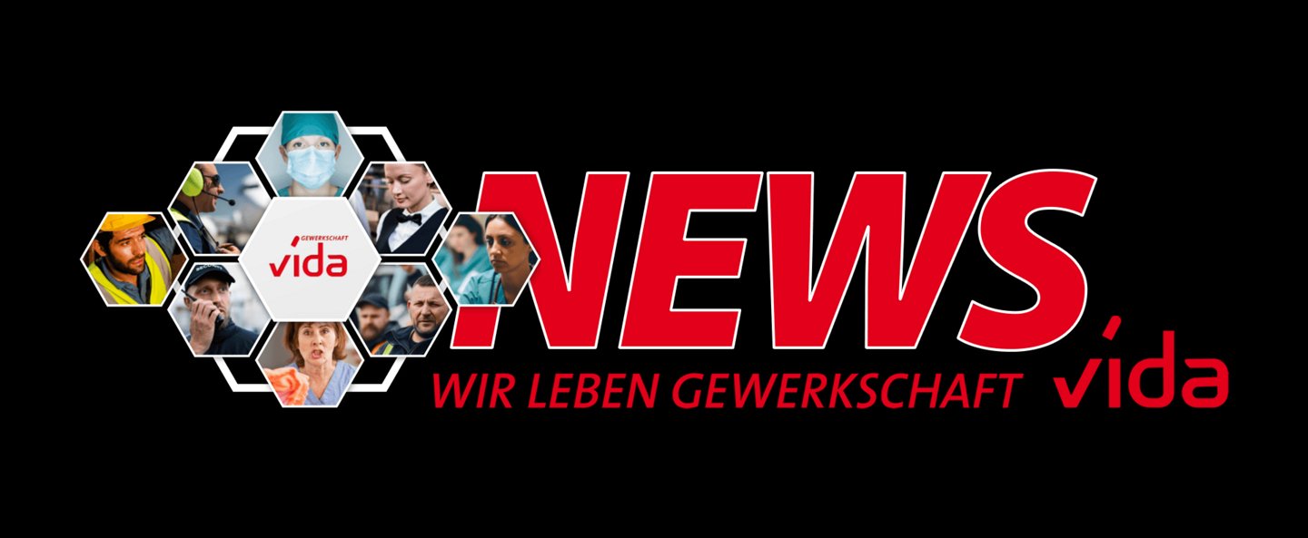 Grafik Gewerkschaft vida Newsletter