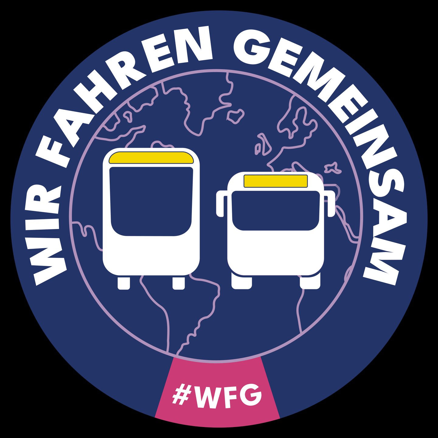 We drive together Logo